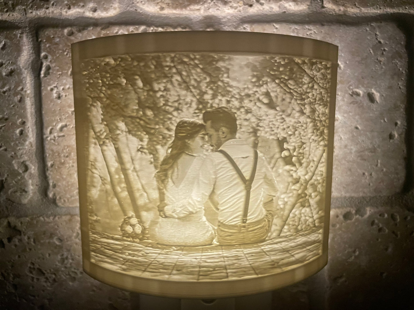 Illuminated Litho Wall Lamp